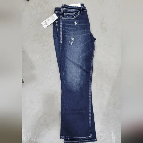 Silver Jeans Dark Indigo Denim - Picture 3 of 4